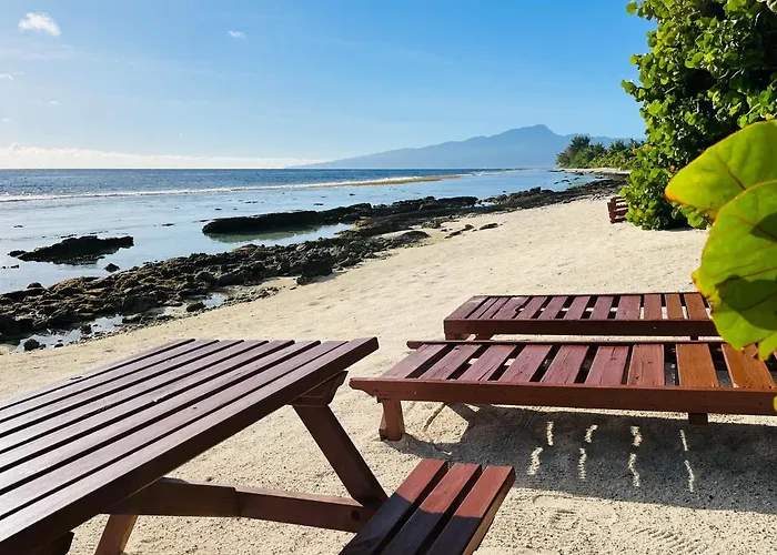Moorea Temae Bungalow Lory Bord De Mer